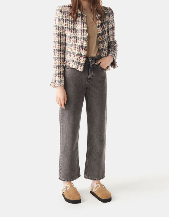 VAUFRE HIGH-WAISTED STRAIGHT-LEG JEANS
